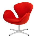 Poltroncina girevole in tessuto