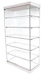 Vetrina alta a base rettangolare