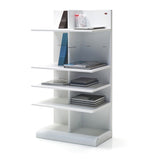 Libreria mezzana in metallo