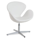 Poltroncina girevole in tessuto