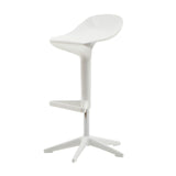 Sgabello bianco regolabile