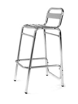 Sgabello in alluminio da esterno