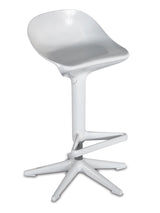 Sgabello bianco regolabile