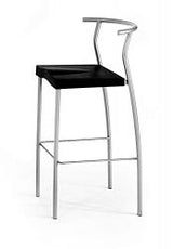 Sgabello cromato