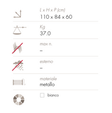 Freezer pozzetto bianco