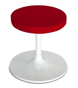 Sgabello con cuscino in tessuto