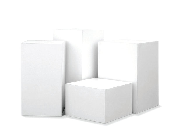 Cubo espositivo bianco
